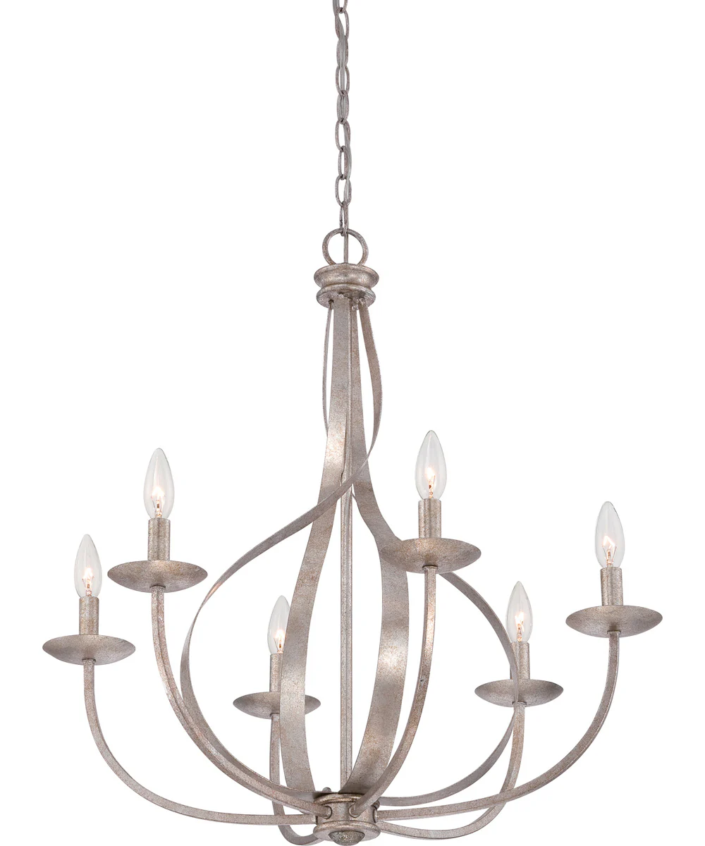 Serenity 6-light Chandelier Italian Fresco - Image 5