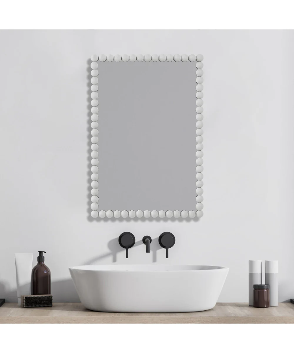Serna White Vanity Mirror - Image 2