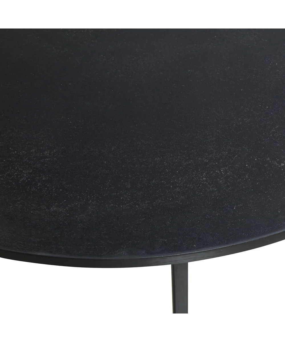Set of 3 Nesting Tables Espresso Dark Brown - Image 4