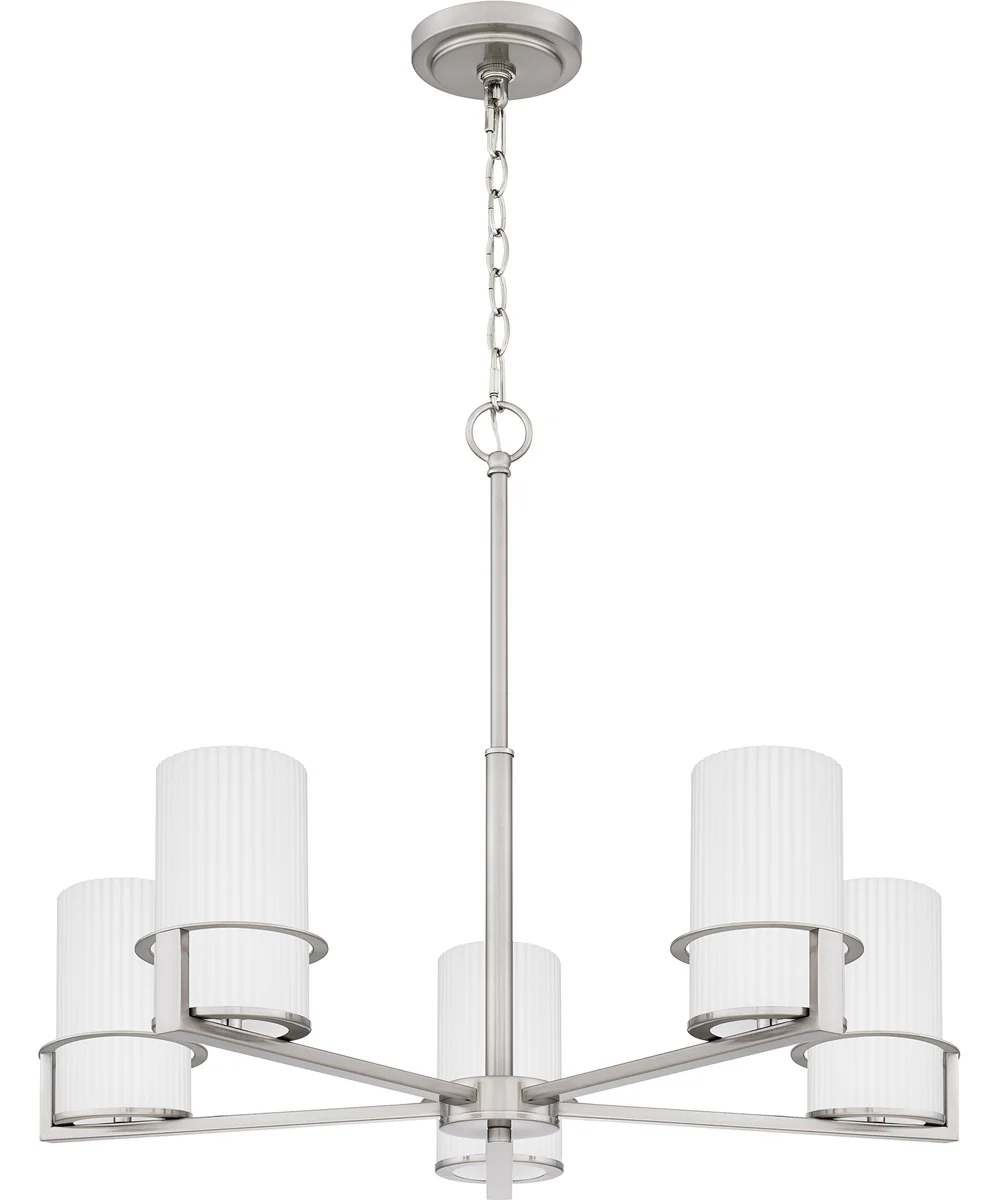 Seymour 5-light Chandelier Brushed Nickel - Image 2