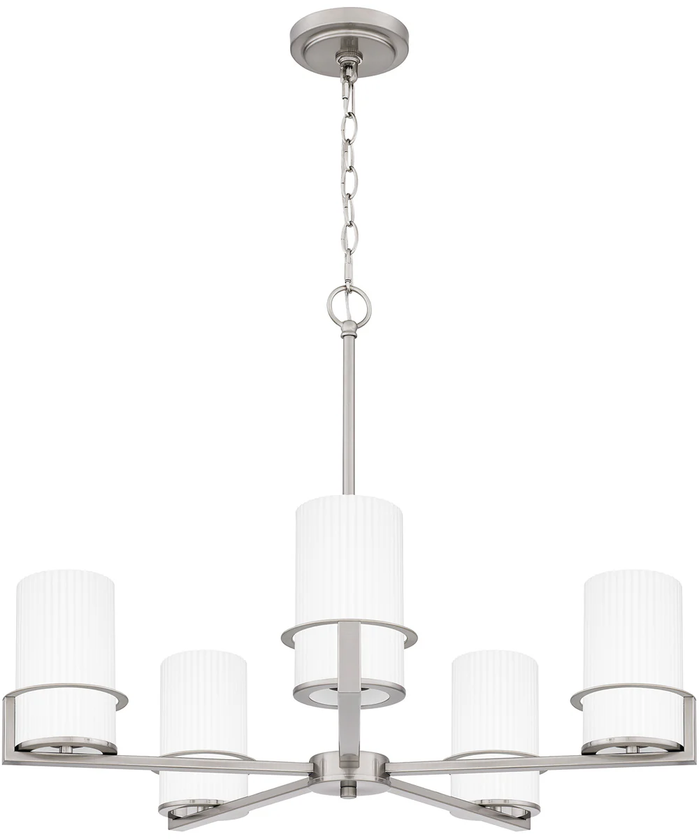 Seymour 5-light Chandelier Brushed Nickel - Image 3