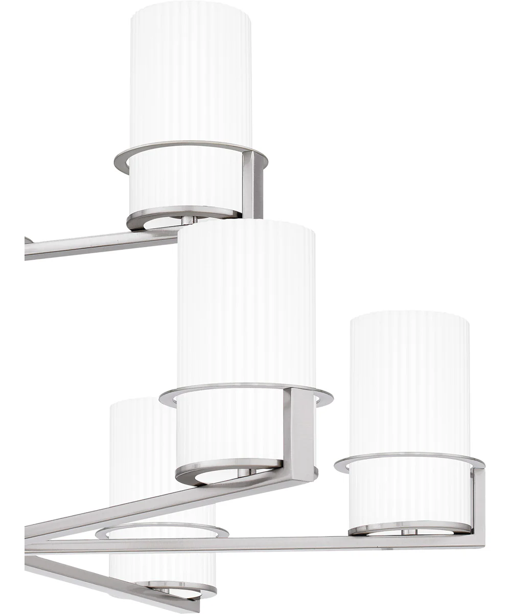 Seymour 9-light Chandelier Brushed Nickel - Image 5