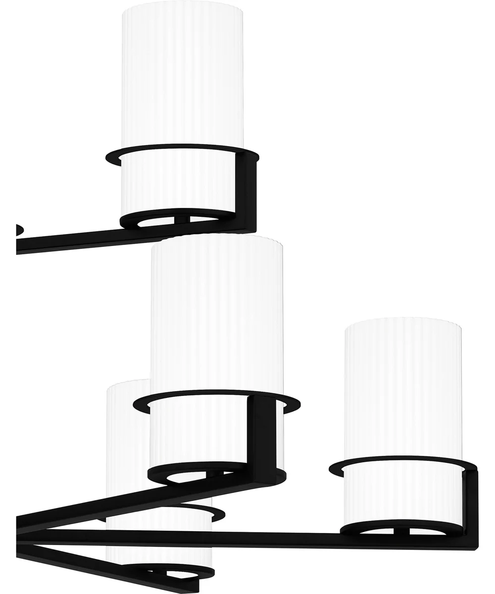 Seymour 9-light Chandelier Matte Black - Image 5