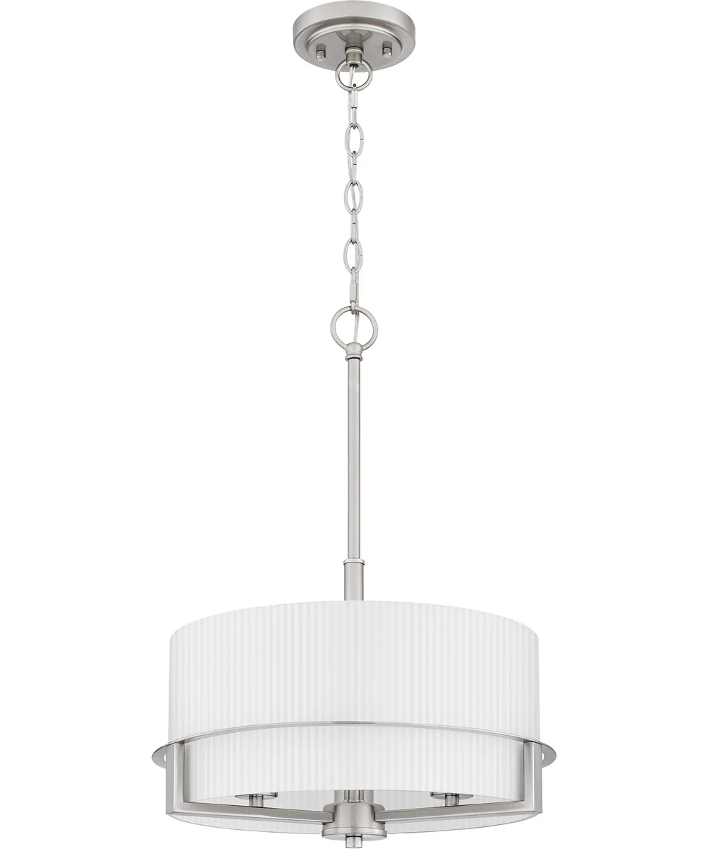 Seymour Large 3-light Pendant Brushed Nickel - Image 2