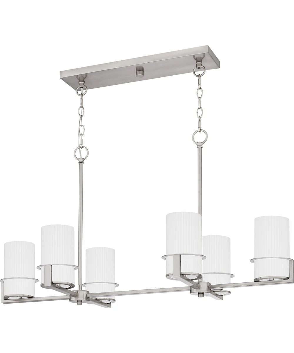 Seymour Medium 6-light Island Light Brushed Nickel - Image 2