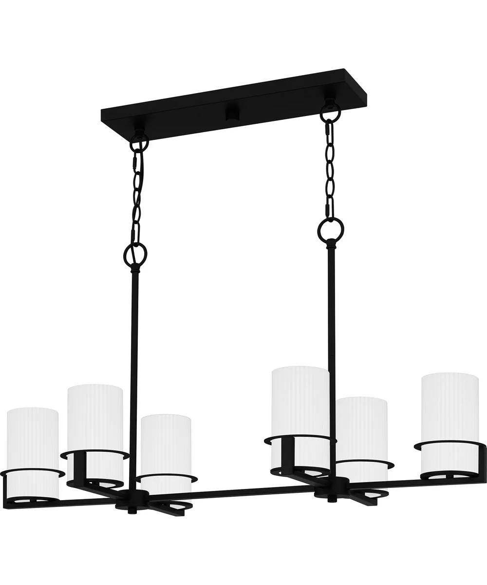 Seymour Medium 6-light Island Light Matte Black - Image 2