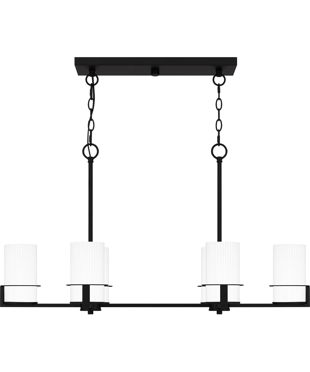 Seymour Medium 6-light Island Light Matte Black - Image 3