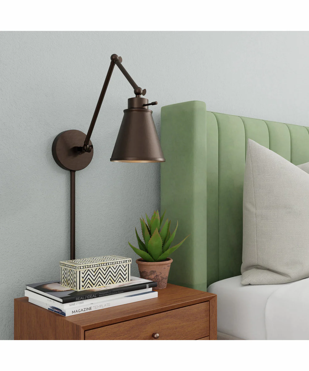 Shay 1-Light Plug In Sconce Oil Rubbed Bronze, 6"W - Image 2