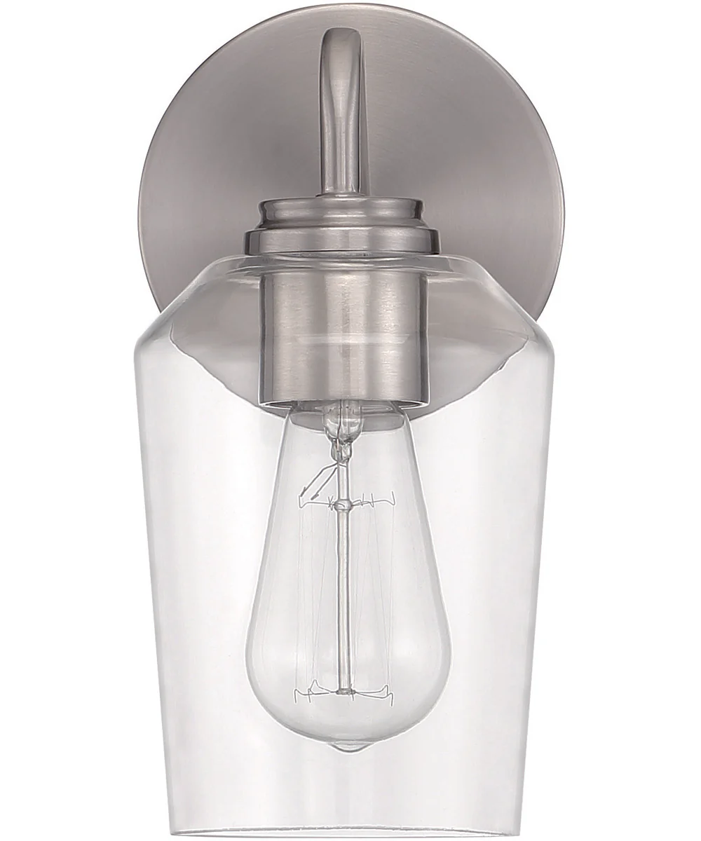 Shayna 1-Light Wall Sconce Brushed Polished Nickel - Image 3