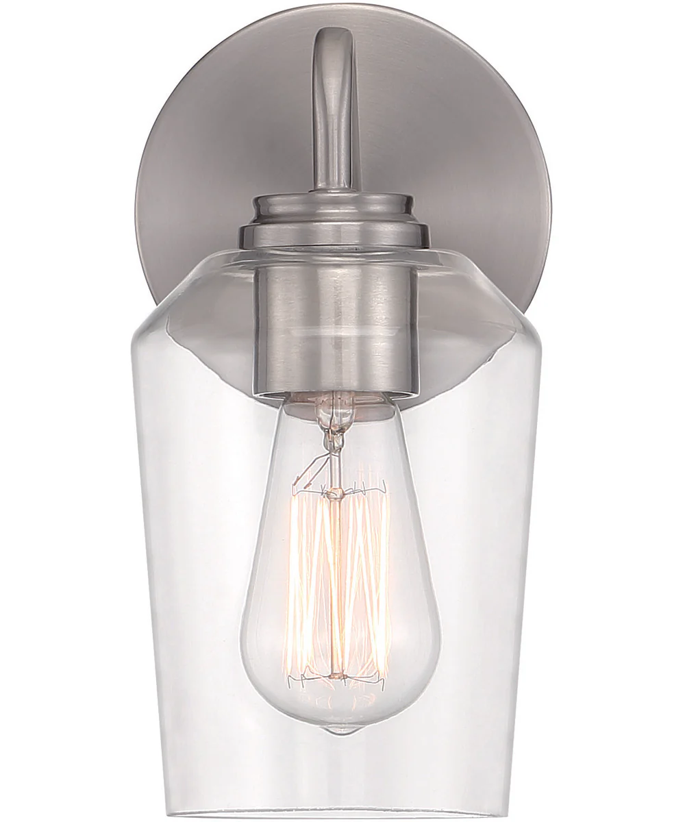 Shayna 1-Light Wall Sconce Brushed Polished Nickel - Image 4