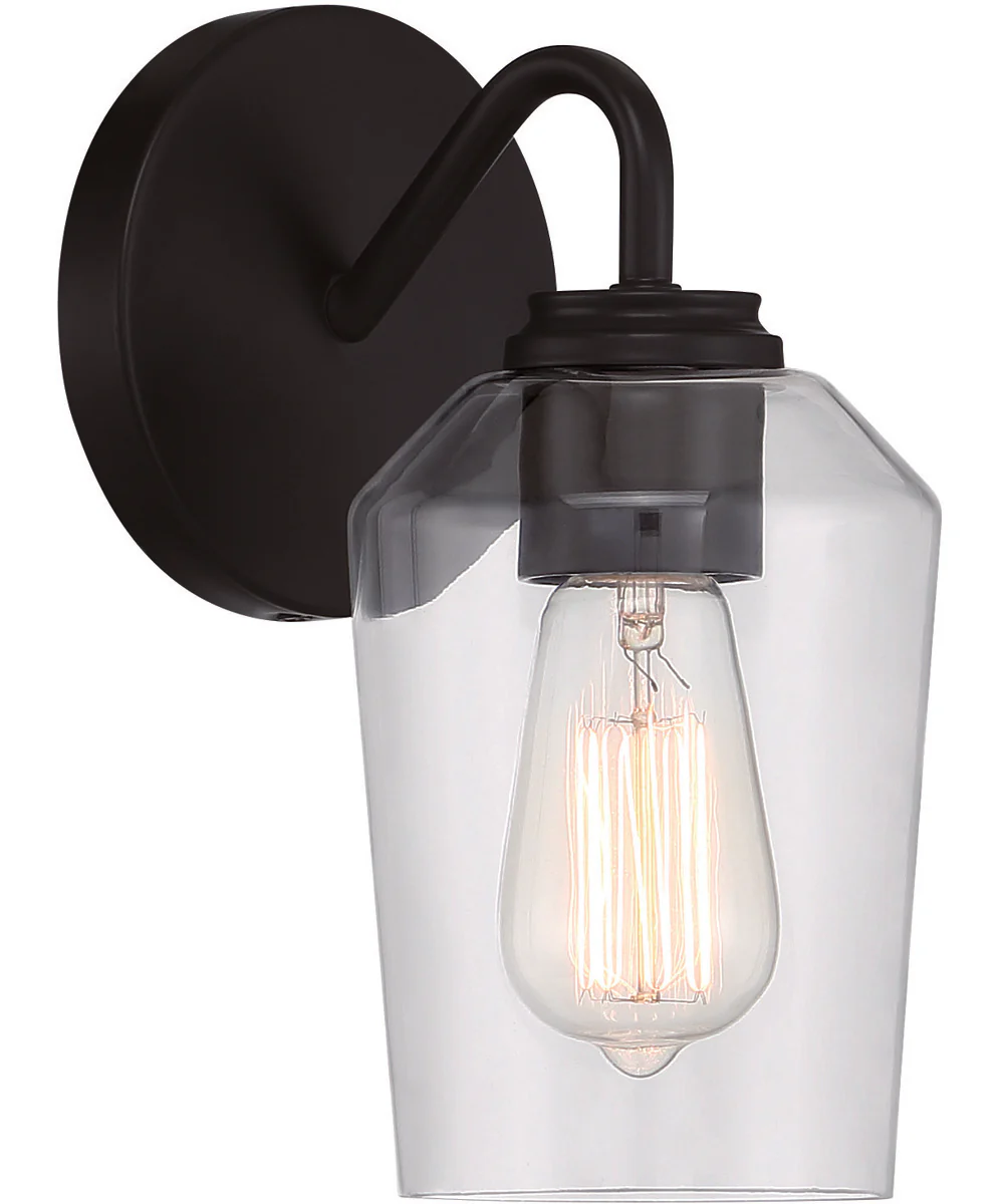 Shayna 1-Light Wall Sconce Flat Black - Image 2