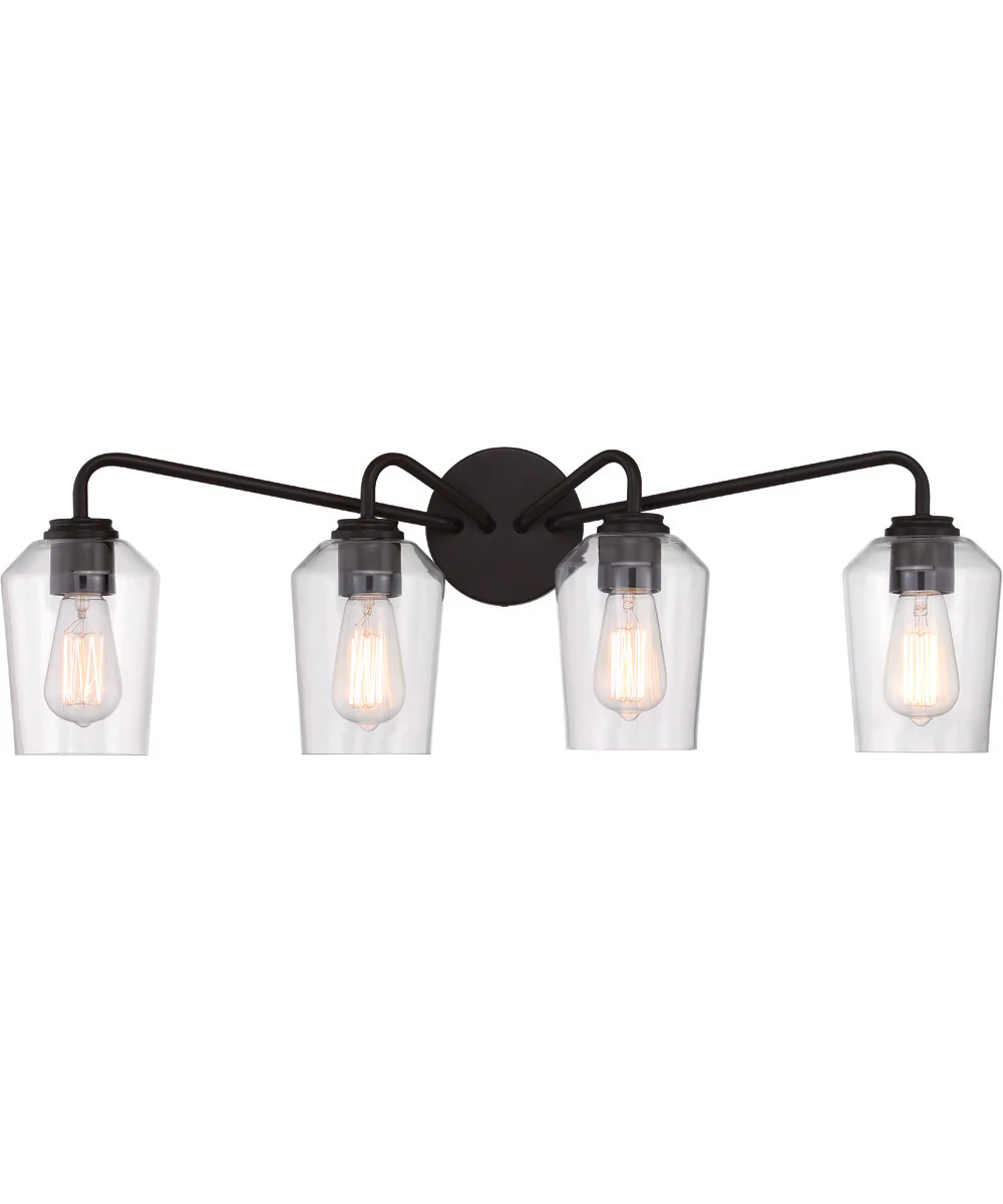 Shayna 4-Light Vanity Flat Black - Image 4