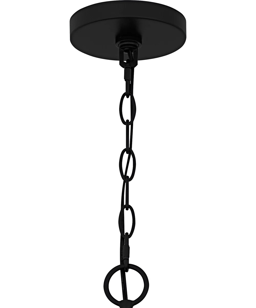 Shea 6-light Chandelier Matte Black - Image 6