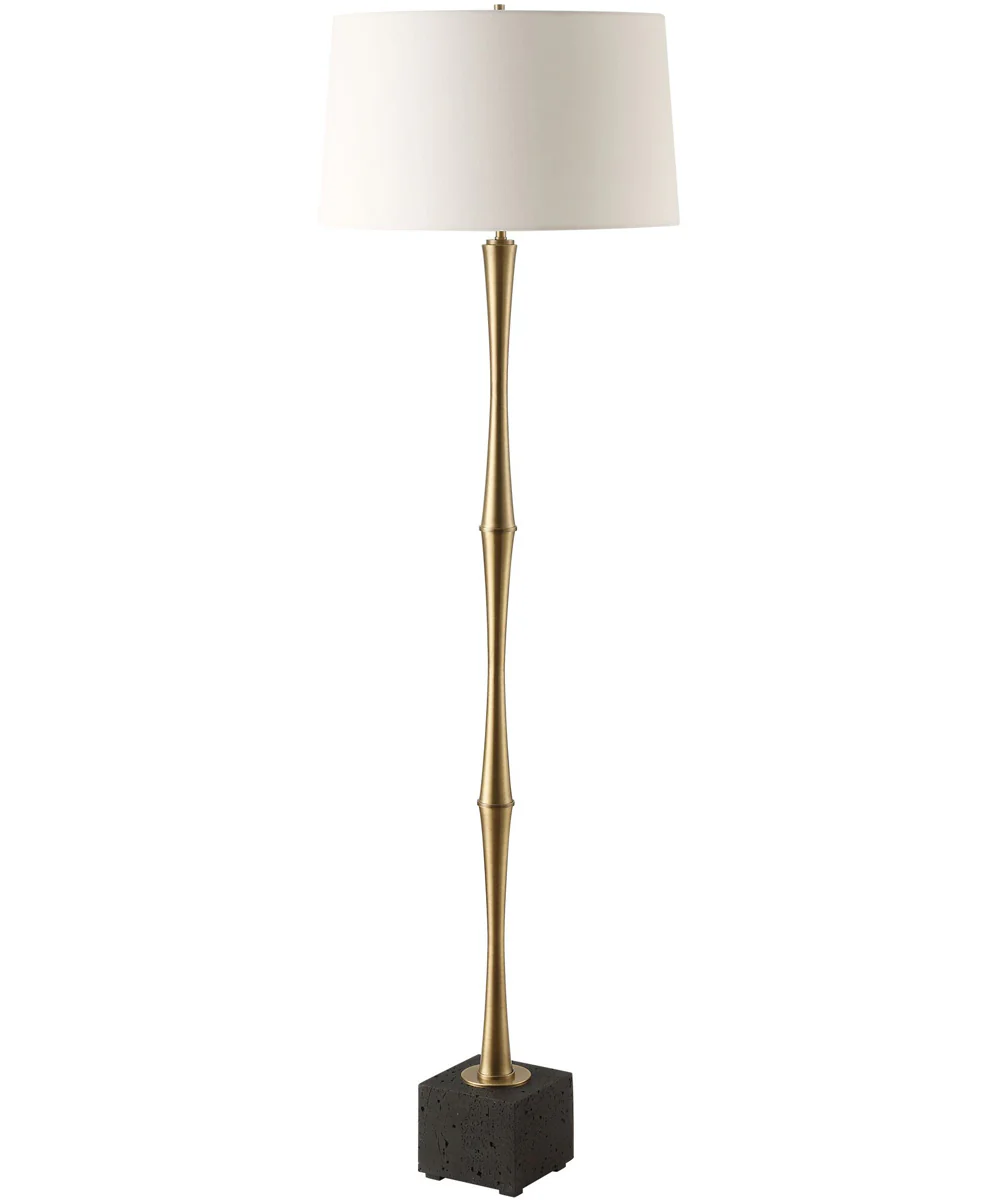 Shino Antique Brass Floor Lamp - Image 4