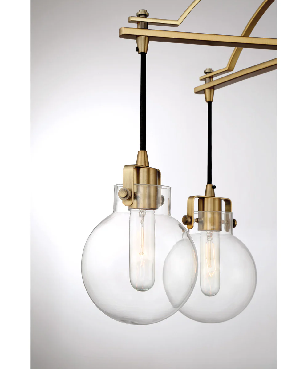 Sidwell 5-light Chandelier Weathered Brass - Image 6