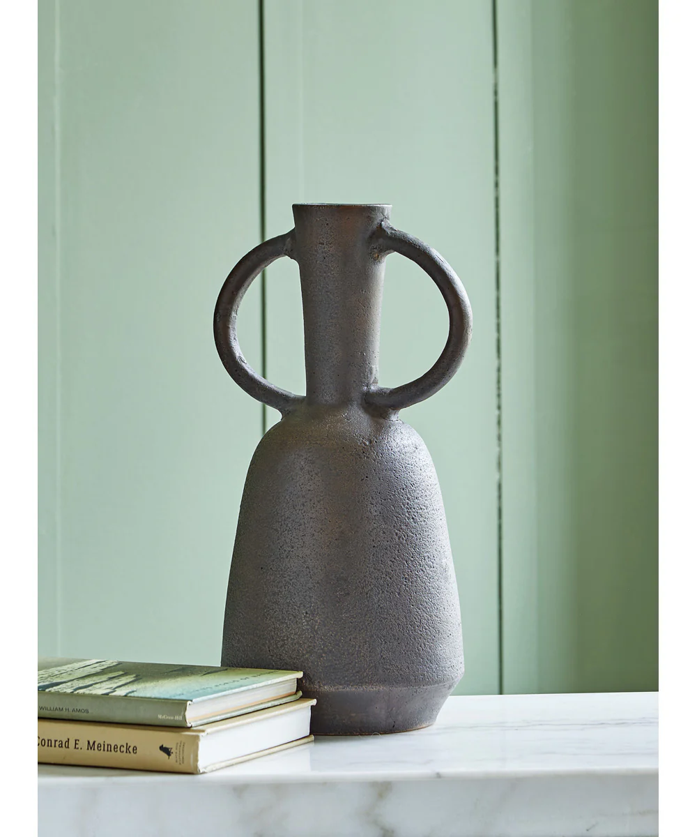 Aadeen Vase Distressed Brown - Image 2