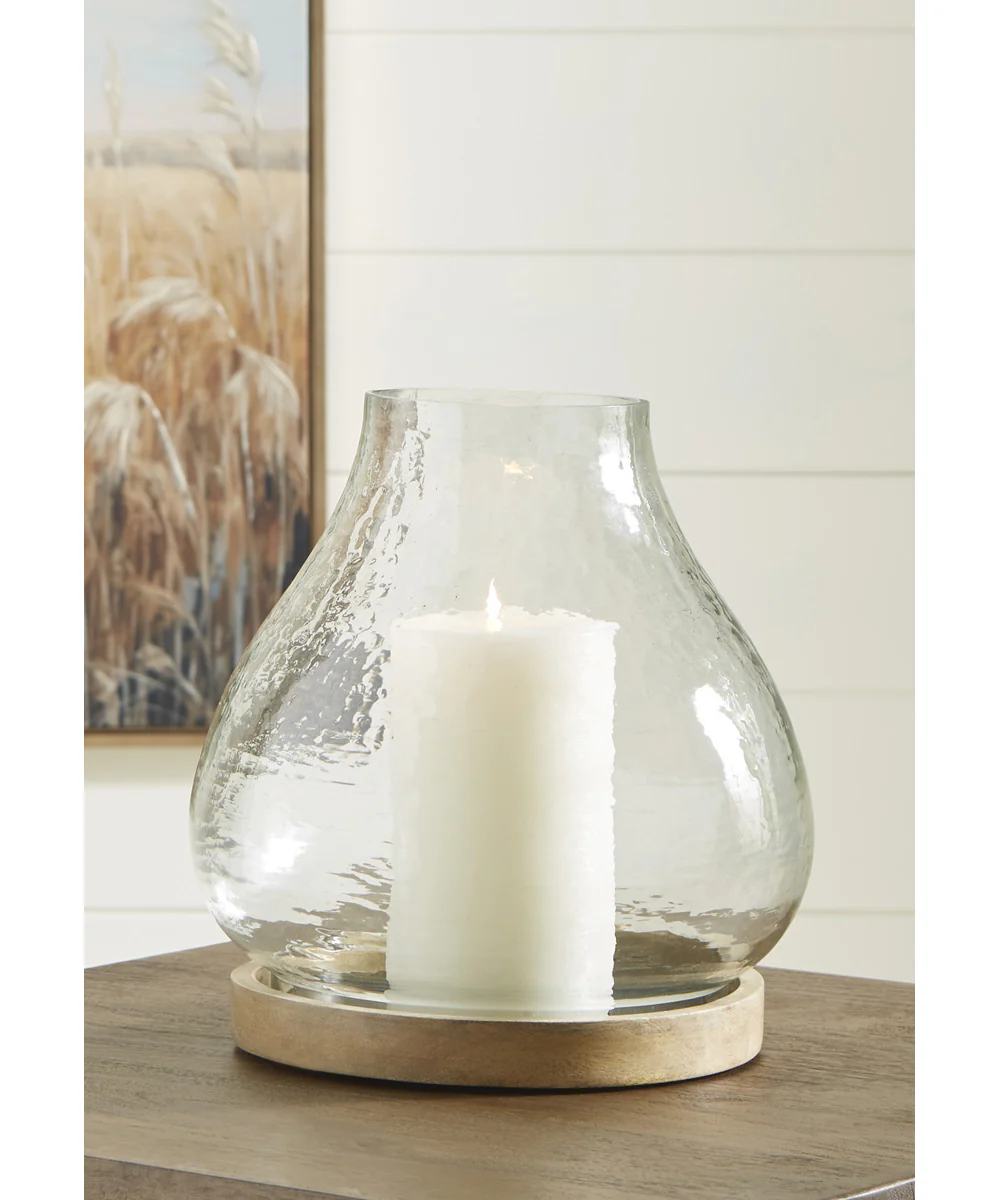 Adalisen Candle Holder Clear/Brown - Image 2