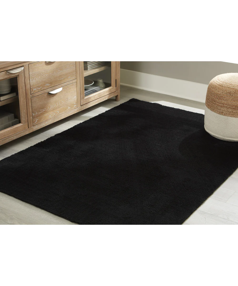 Anaben Washable Medium Rug Black - Image 2