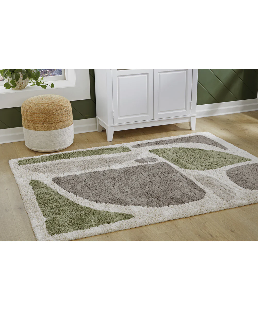 Anburgh Medium Rug Green/Gray/Ivory - Image 2