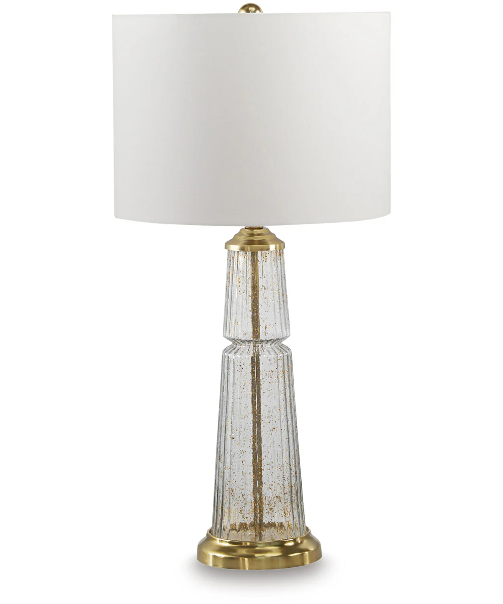 Bakersboro Glass Table Lamp Clear/Gold
