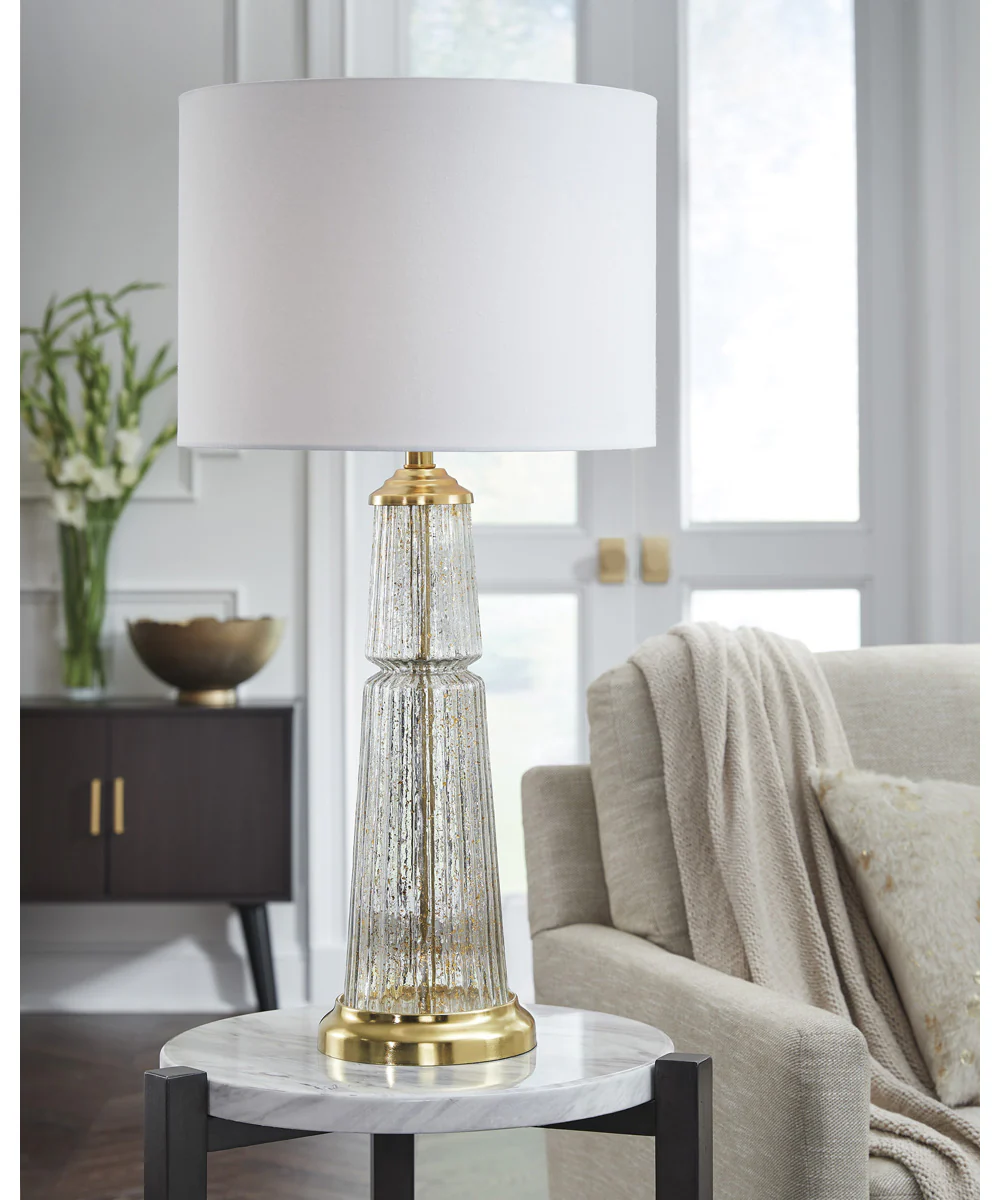 Bakersboro Glass Table Lamp Clear/Gold - Image 2