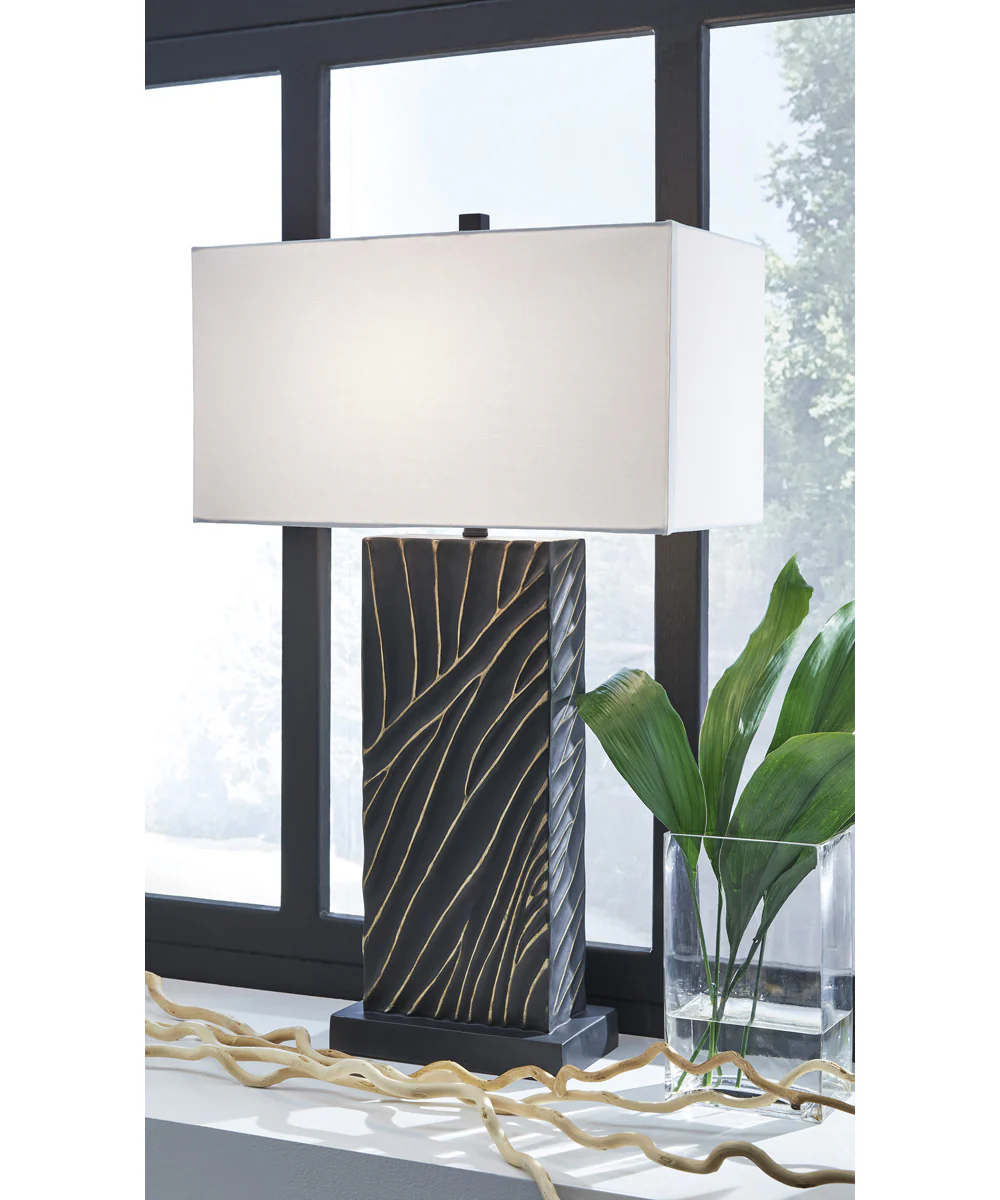 Bartlen Poly Table Lamp Black/Gold - Image 2
