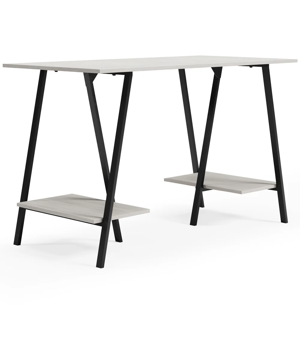 Bayflynn Home Office Desk White/Black
