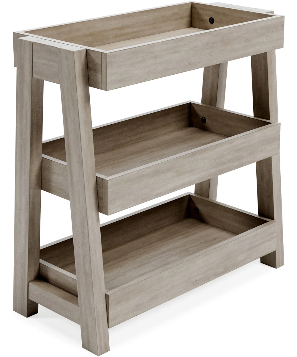 Blariden Shelf Accent Table Light Tan