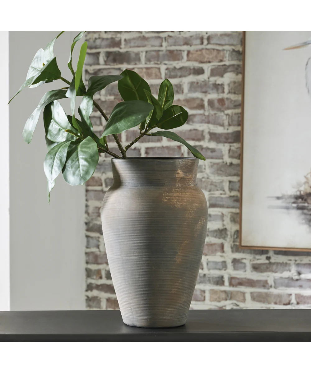 Brickmen Vase Antique Gray - Image 2