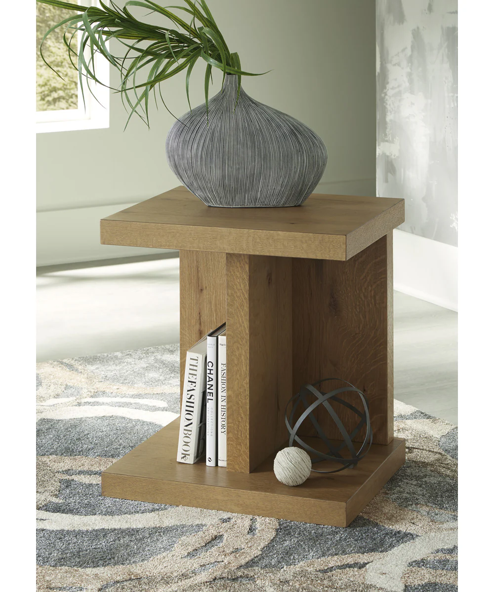 Brinstead Chair Side End Table Light Brown - Image 2