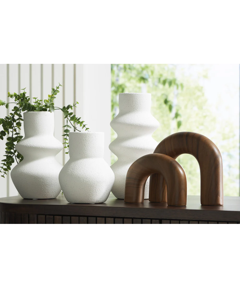 Carterworth Accessory Set Set of 5 White/Brown - Image 2