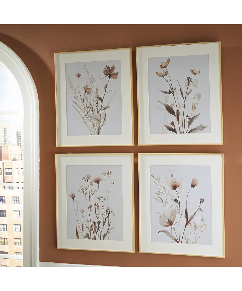 Chettings Wall Art Set Set of 4 Beige/Gray/Blush - Image 2