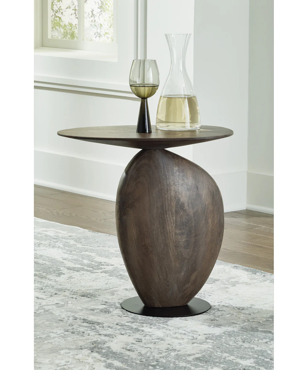 Cormmet Accent Table Brown/Black - Image 2