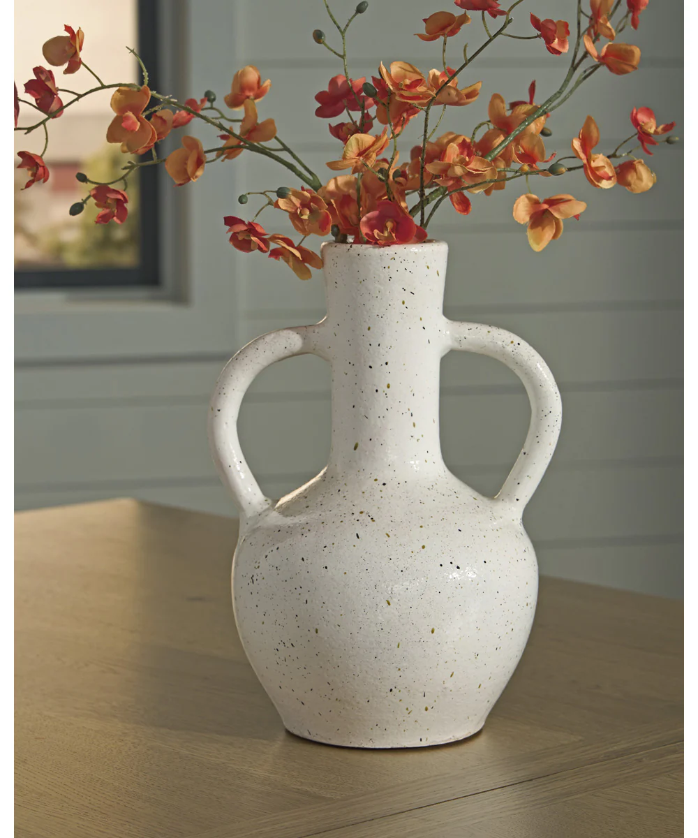 Dallinworth Vase White/Black - Image 2