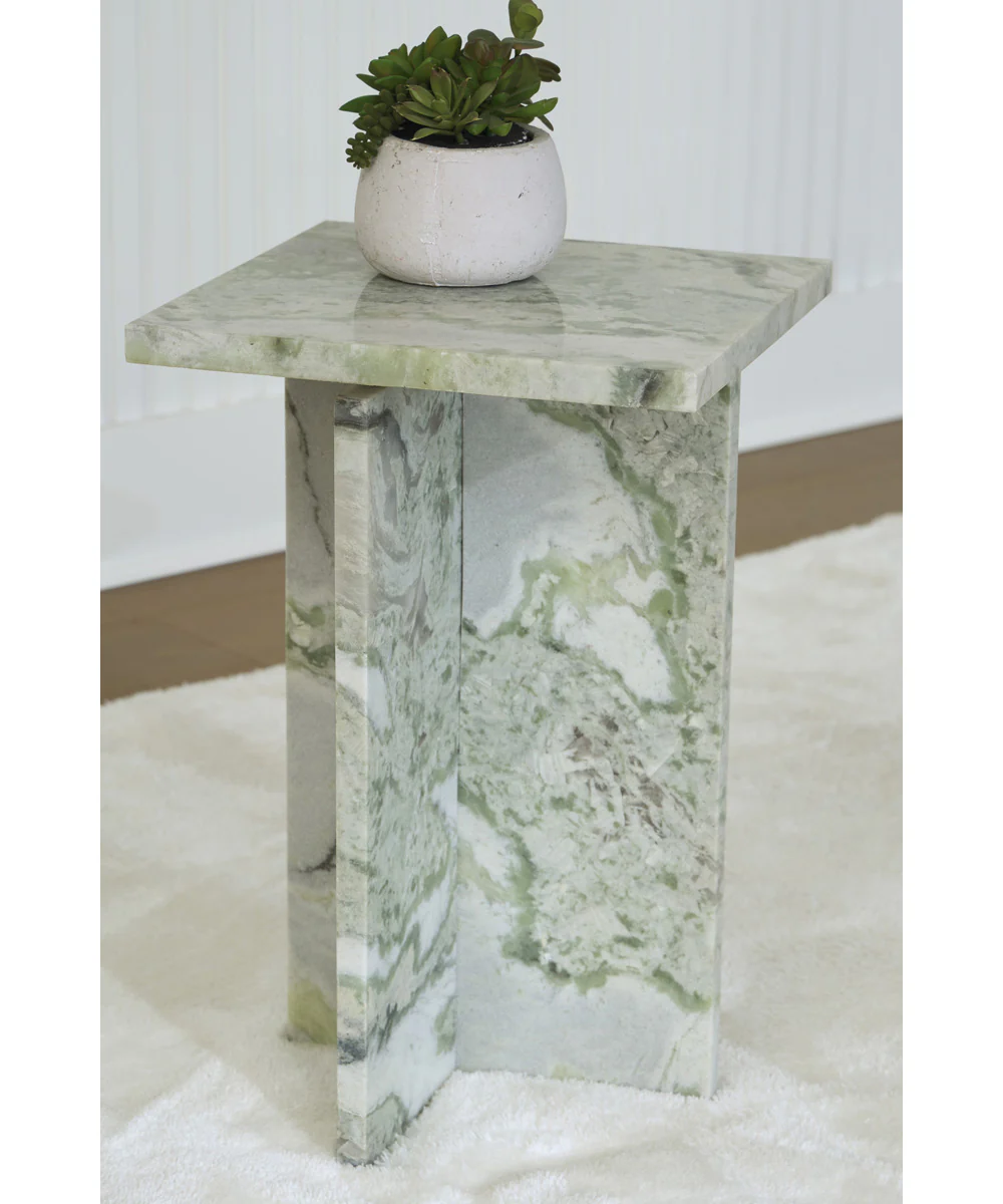 Deaconwell Accent Table White/Green - Image 2