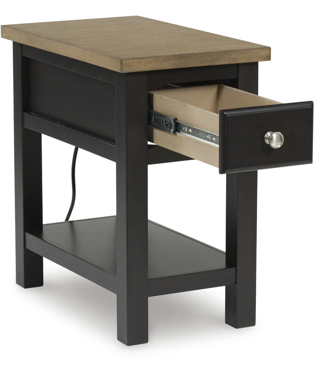 Drazmine Chair Side End Table Brown