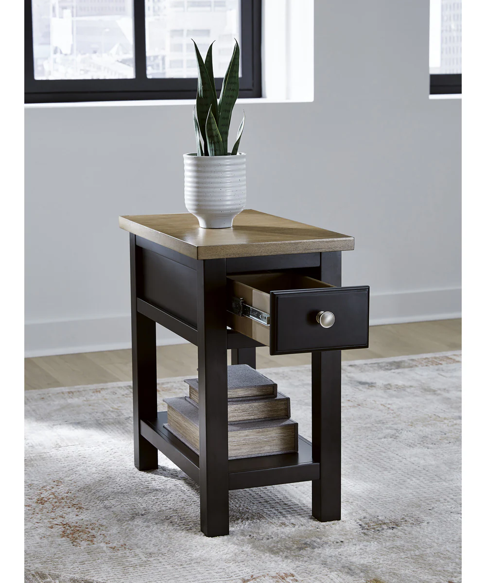 Drazmine Chair Side End Table Brown - Image 2