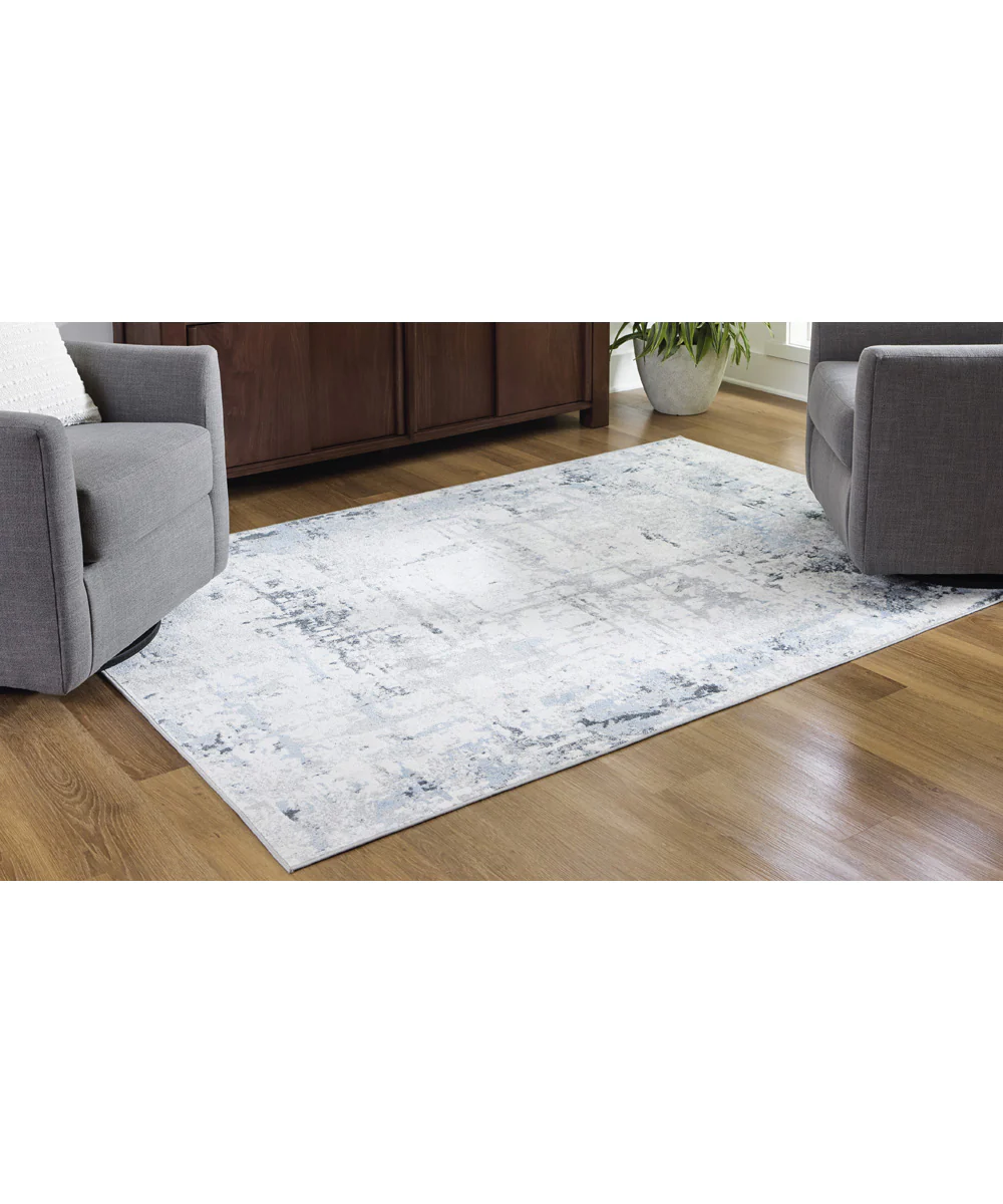 Emertonly Washable Medium Rug Blue/White/Gray - Image 2