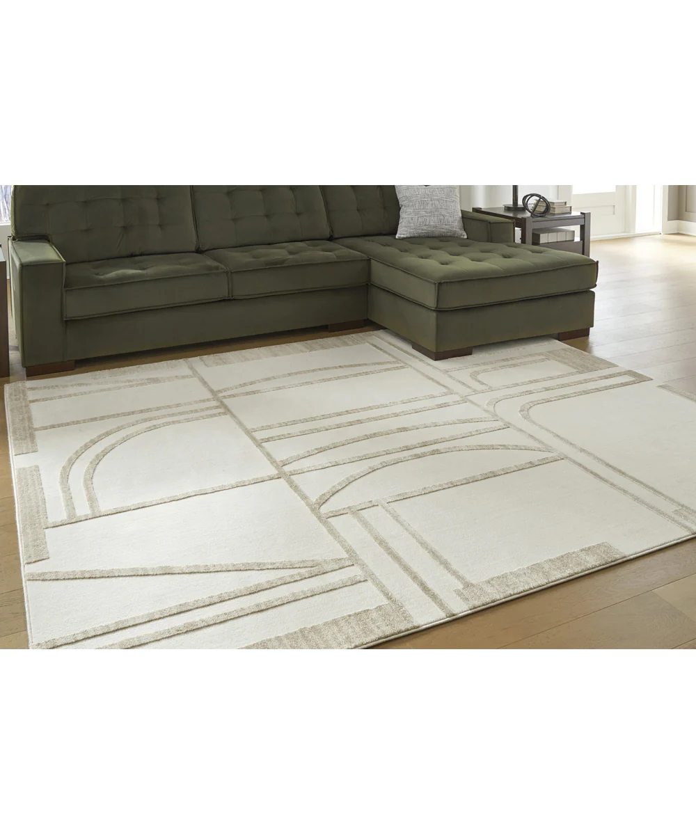 Farongrove Large Rug Ivory/Beige - Image 2