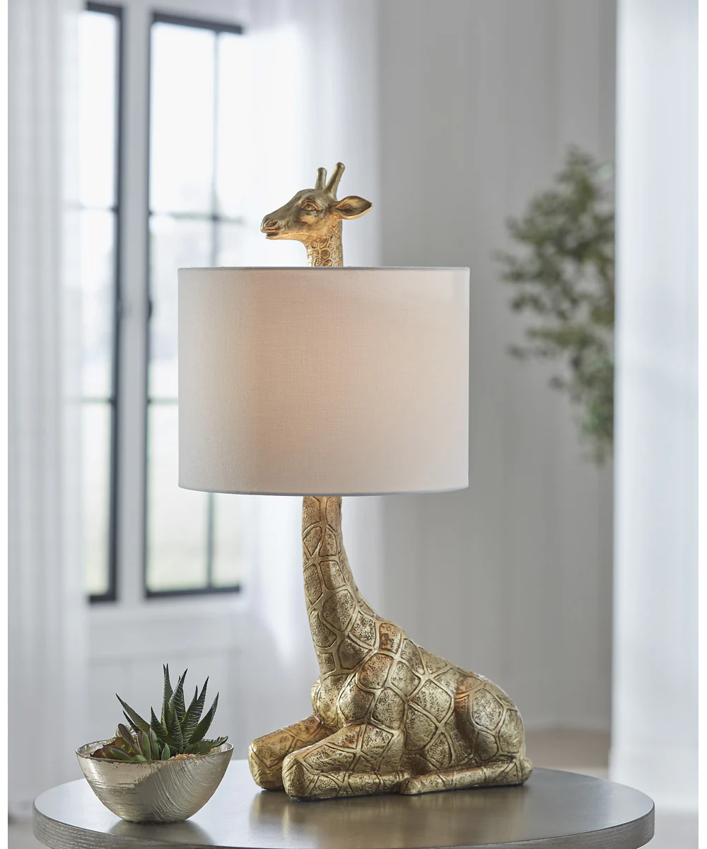 Ferrison Poly Table Lamp Gold - Image 2