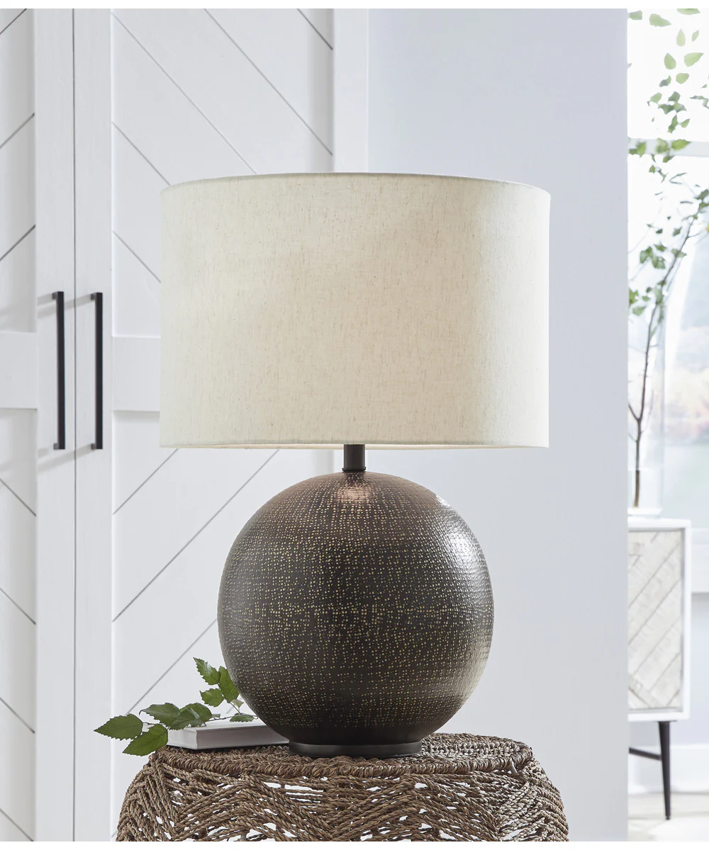 Hambell Metal Table Lamp Black/Gold - Image 2