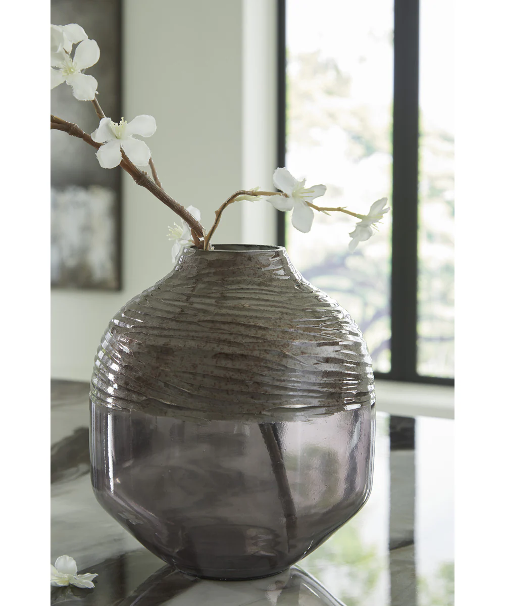 Harpwick Vase Iridescent Gray - Image 2