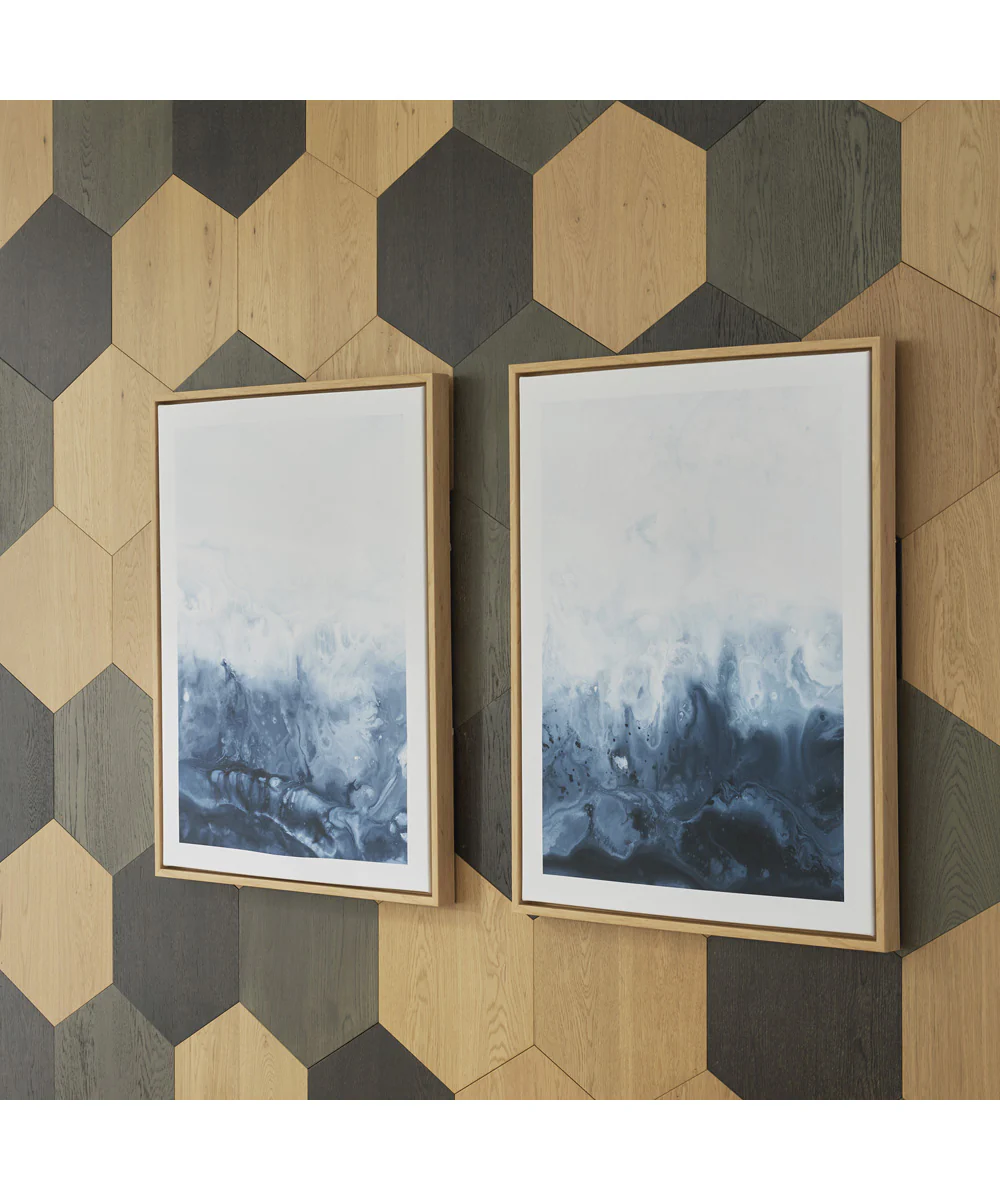 Holport Wall Art Set Set of 2 Blue/White - Image 2
