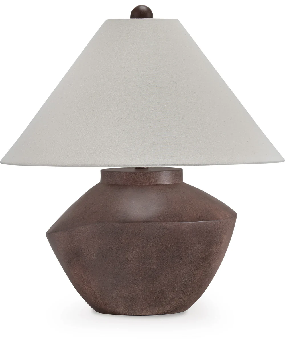 Honsworth Poly Table Lamp Antique Brown