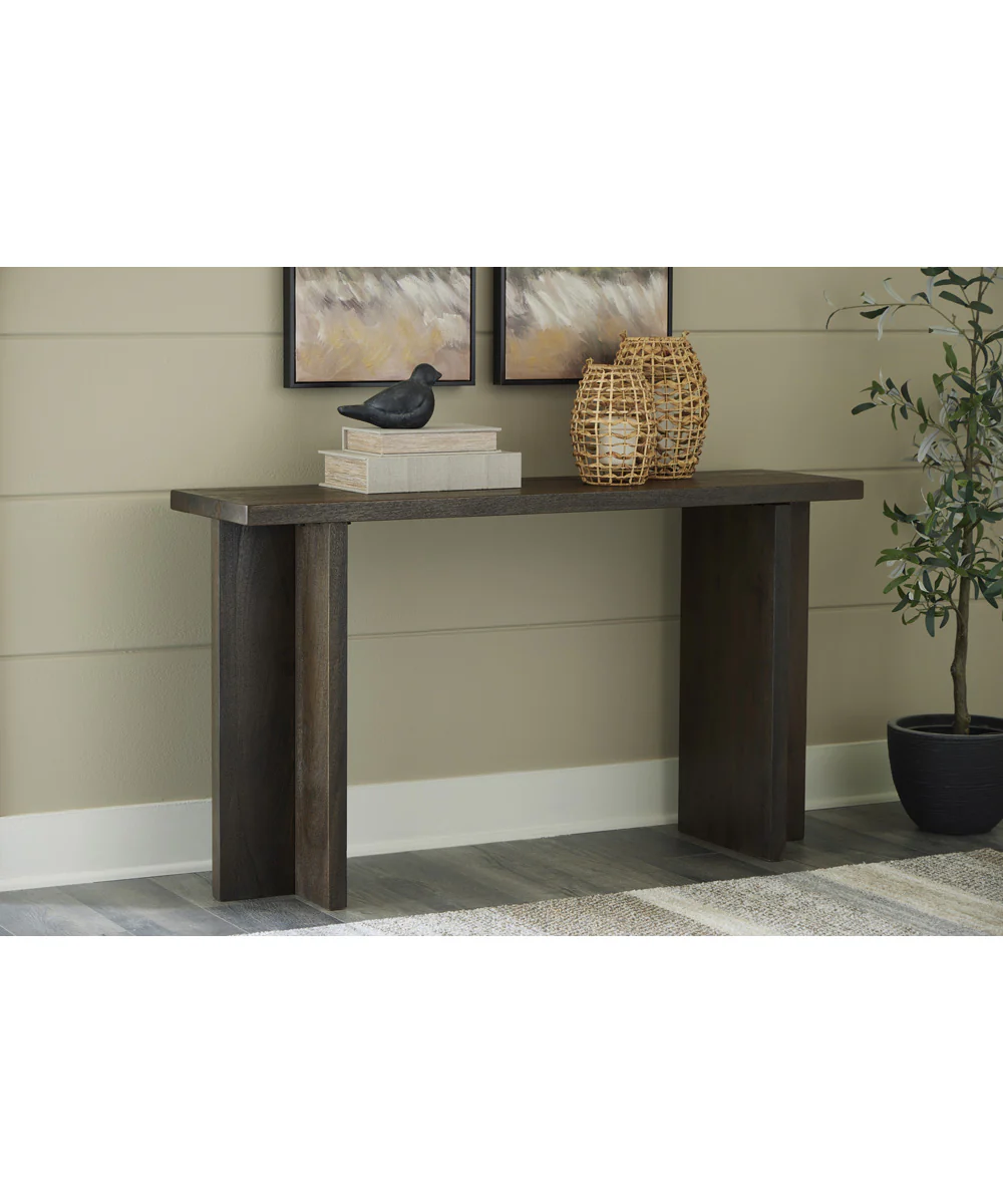 Jalenry Console Sofa Table Grayish Brown - Image 2