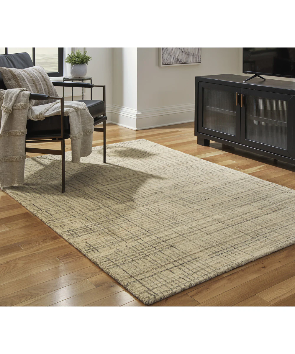 Janston Medium Rug Ivory/Gray/Tan - Image 2