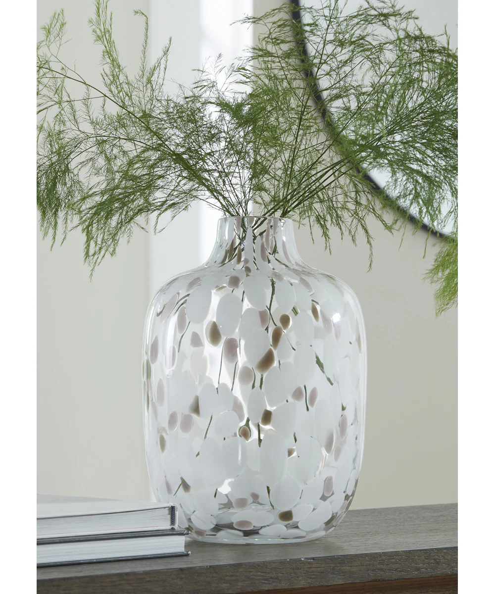 Keelton Vase White/Taupe/Pink - Image 2