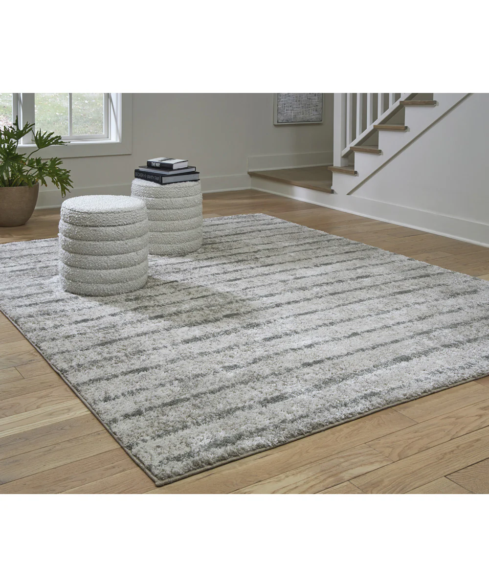 Laddway Large Rug Cream/Green - Image 2
