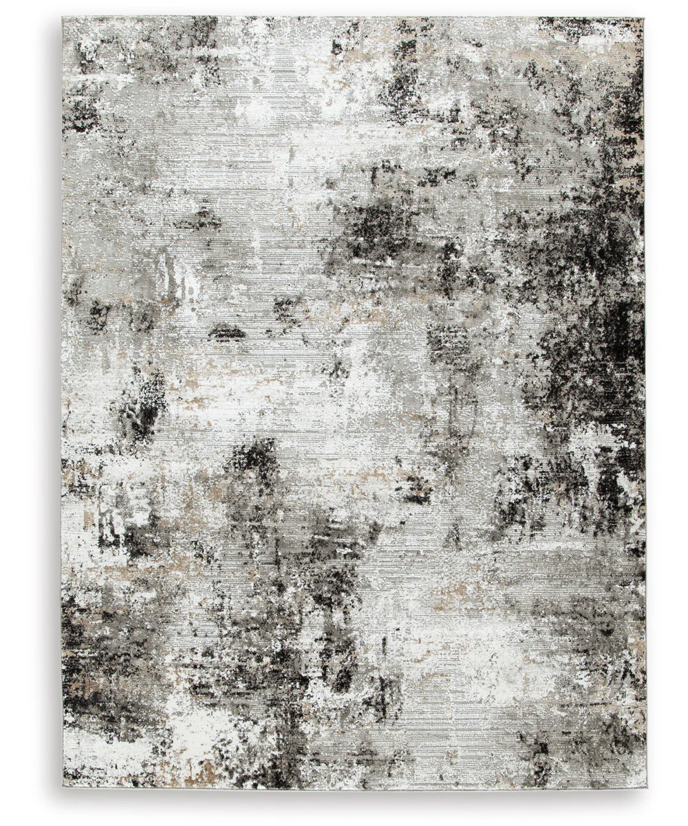 Langwell Medium Rug Black/Gray/White
