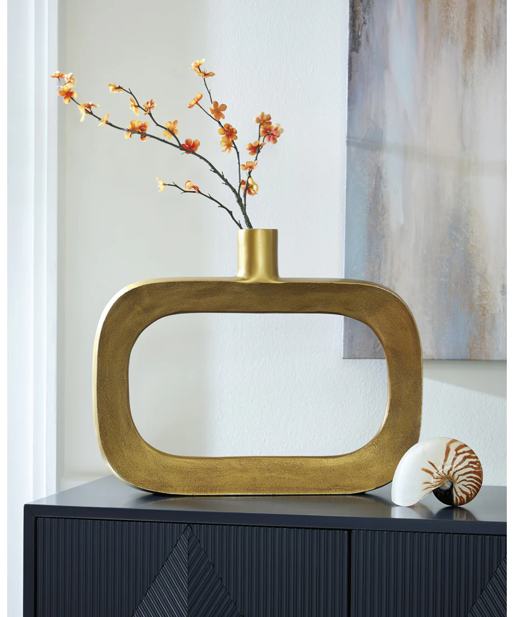 Lawtonville Vase Antique Gold - Image 2